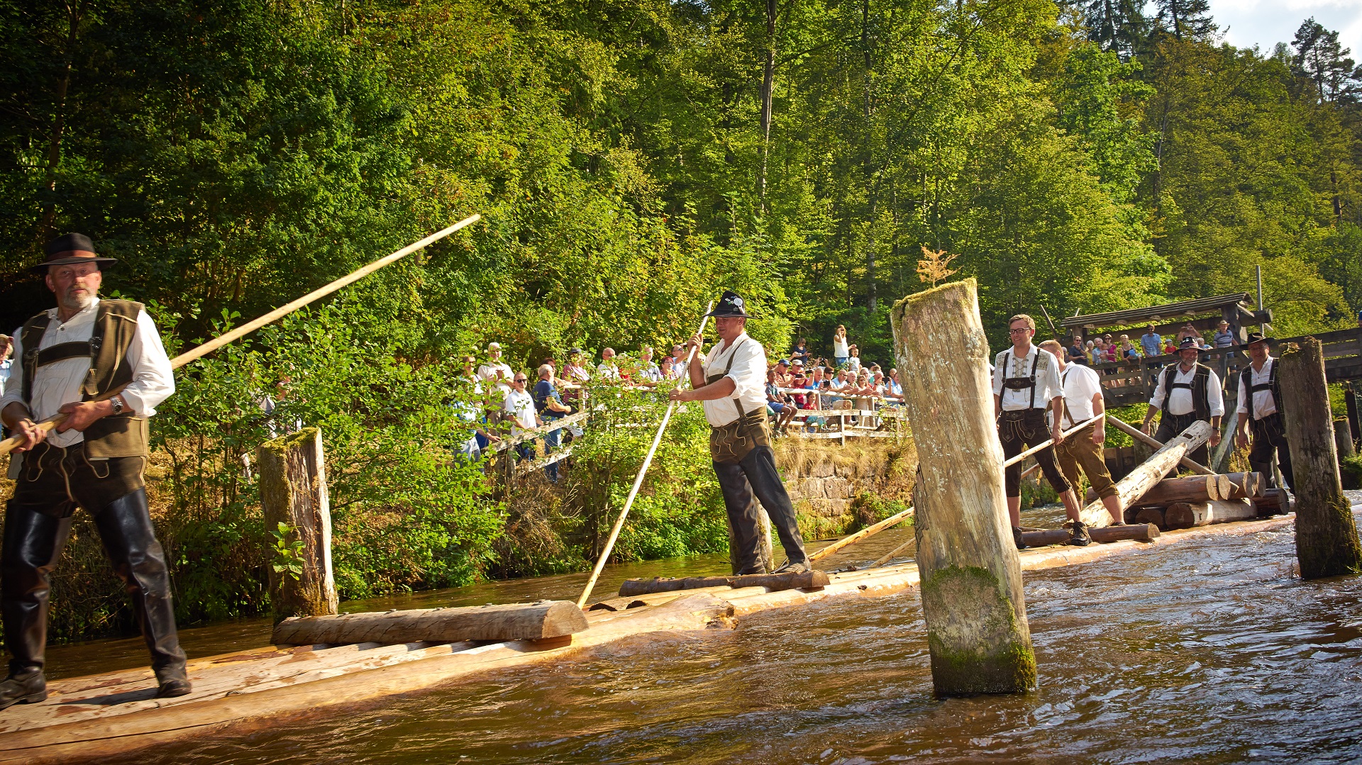 Schwarzwald Altensteig Flößerfest Flößerei