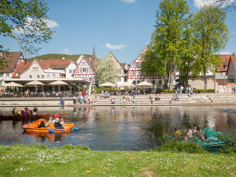 Schwarzwald Urlaub Nagold Innenstadt Stadtpark Kleb Promenade Klumpp