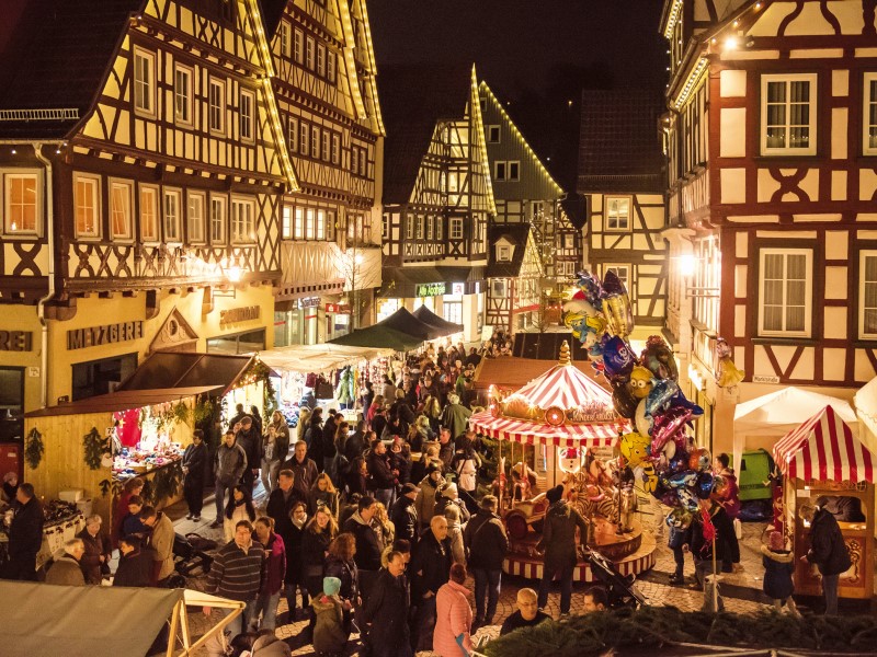 Weihnachtsmarkt Calw Fachwerk Schwarzwald